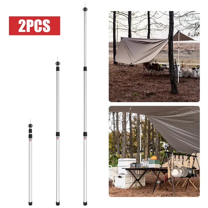 Poteaux de tente, poteaux de camping pour bâche