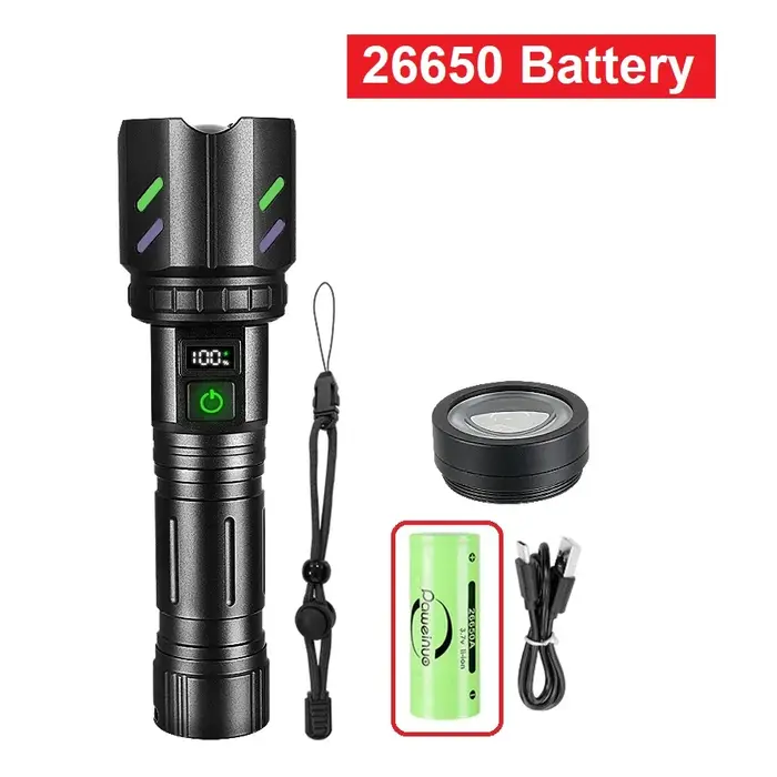 Lampe torche LED la plus puissante de 2025 – Allumage concentré