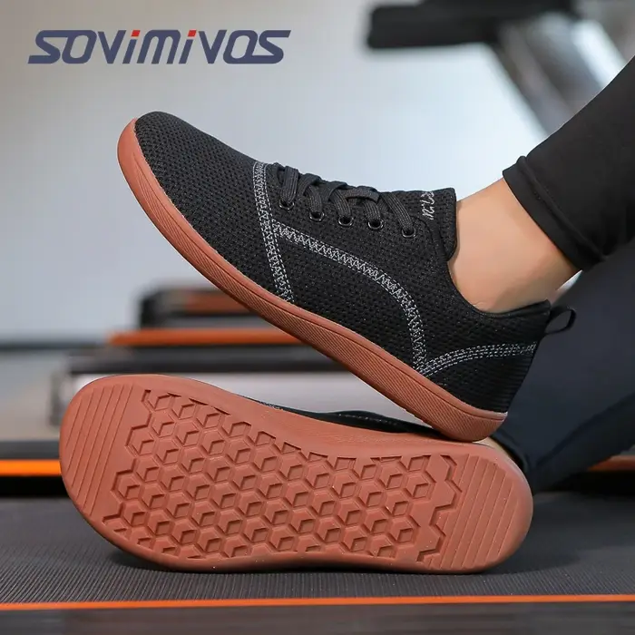 Chaussures de Course Minimalistes pour Homme et Femme, Baskets de Tennis, de Marche, Respirantes, La