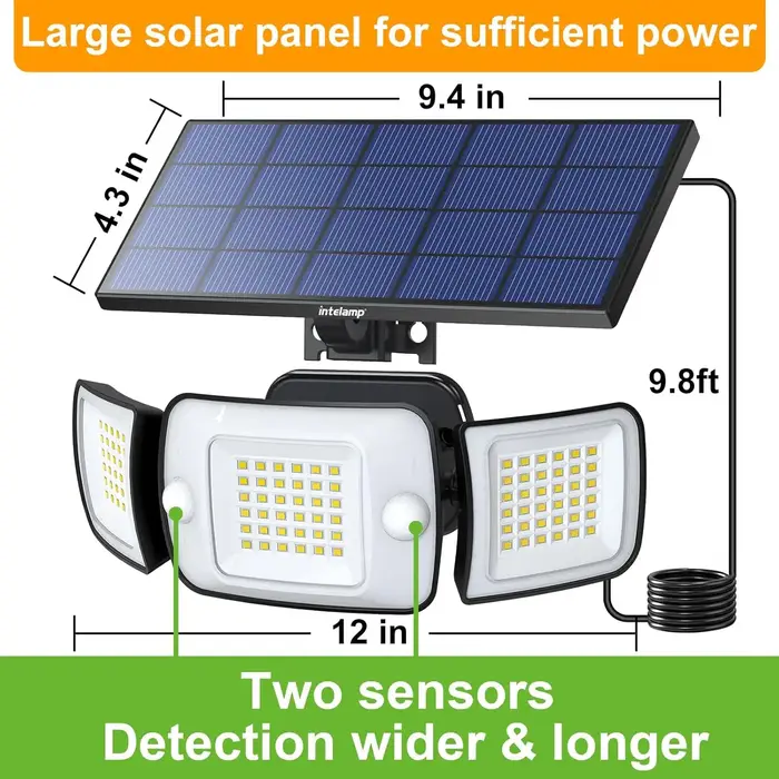 Intelamp – grand panneau solaire