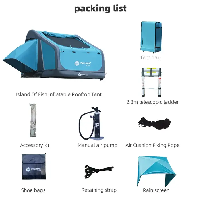 Tentes de camping en gros : Tente gonflable amphibie d'urgence pour le camping, le glamping en extér