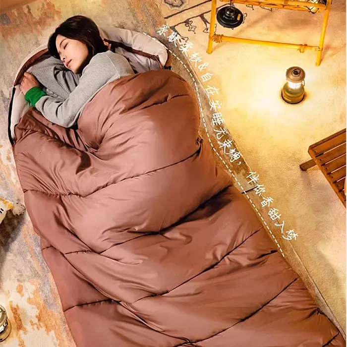 Sac de couchage simple ou double pour adulte