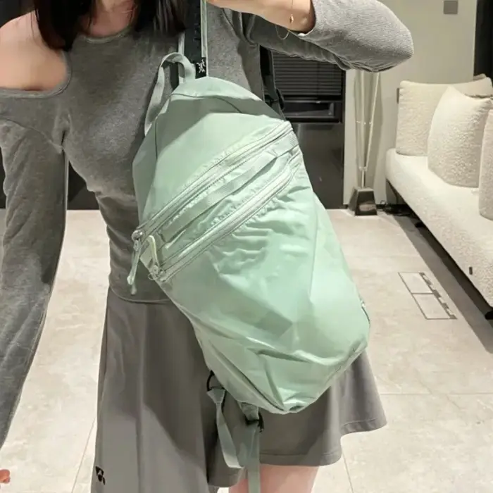 Nouveau 15L brodé pliable en plein air imperméable randonnée sac à dos léger portable poulet cadre urbain minimaliste Style sac