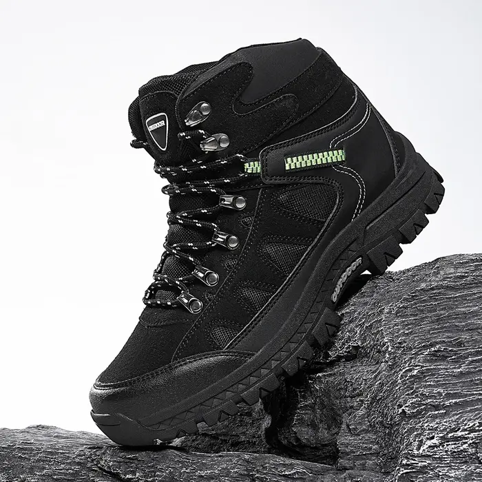 Bottes de randonnée montantes antidérapantes pour hommes