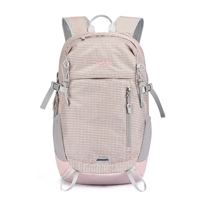 Sac à dos de randonnée élégant unisexe, grande capacité, en nylon, résistant aux éclaboussures, pour