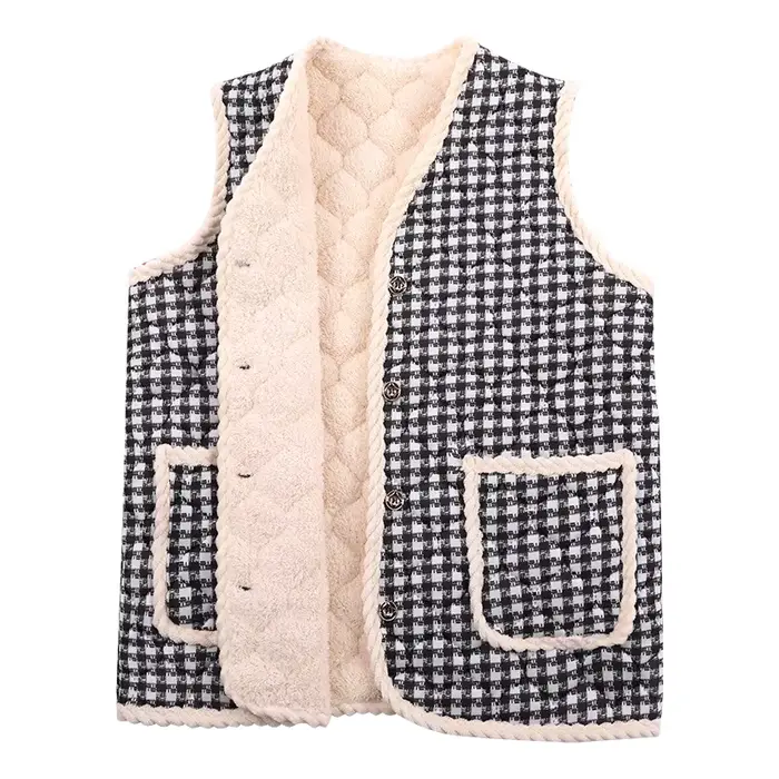 Gilet en polaire épais et chaud