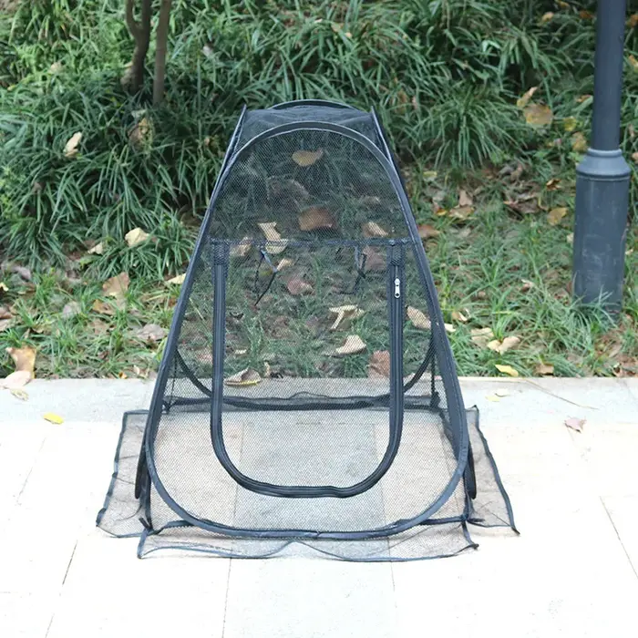 Tente d'extérieur portable avec maille respirante, support automatique et protection anti-moustiques