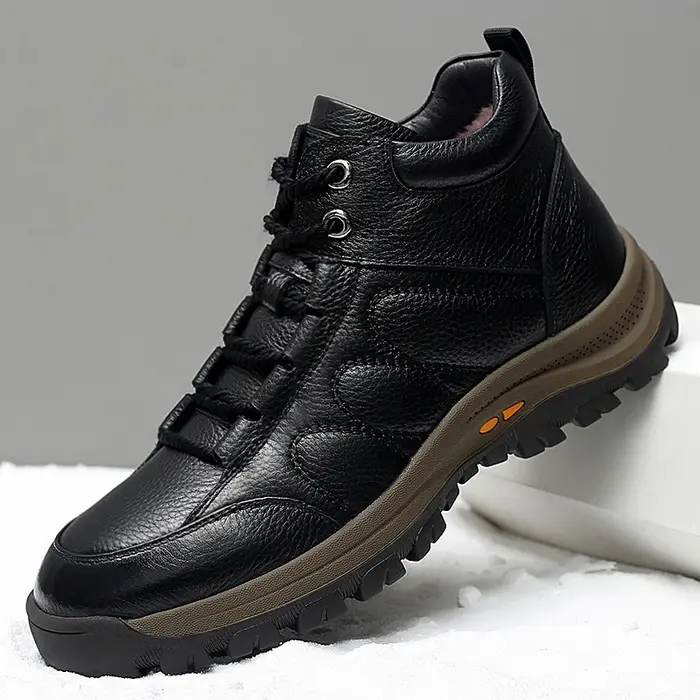 Chaussures d'extérieur pour hommes randonnée travail chaussure hiver décontracté hommes chaussures en cuir qualité hommes espadrilles décontractées concepteur affaires