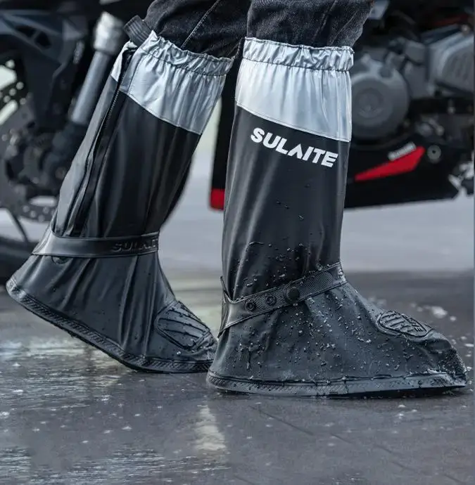 Couvre-chaussures imperméables et antidérapants pour la pluie