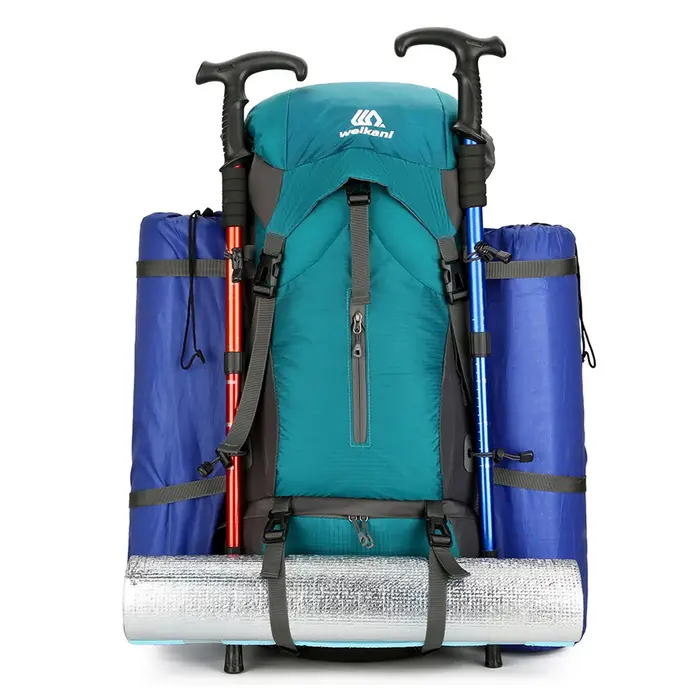 Sac à dos Extra Large 70L pour 3 à 5 jours, résistant à l'eau, pour escalade, Camping, voyage, avec housse de pluie