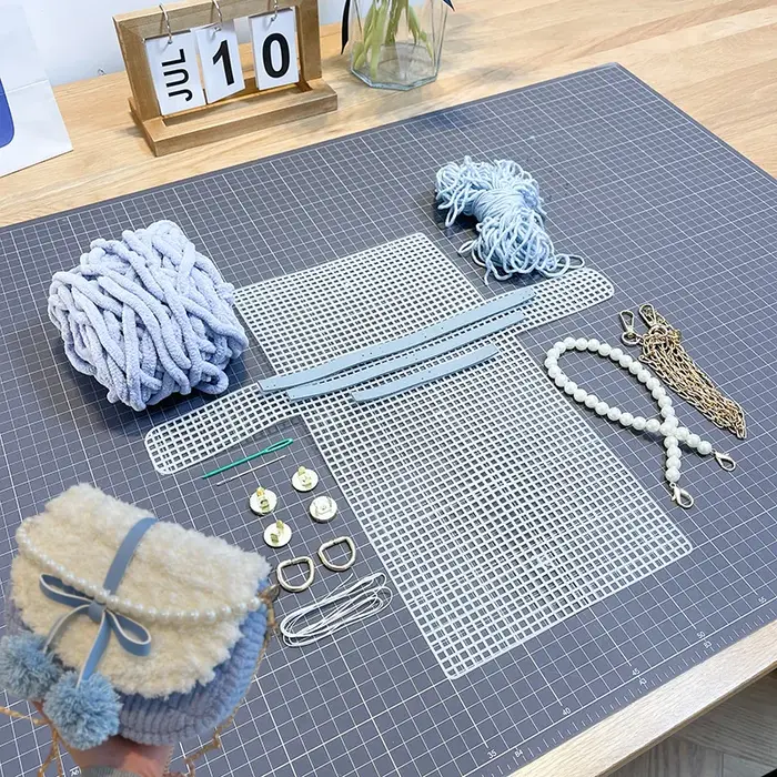 Kit de sac à bandoulière en fil de maille