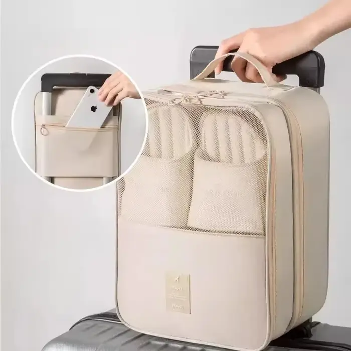 Sac à chaussures à trois couches