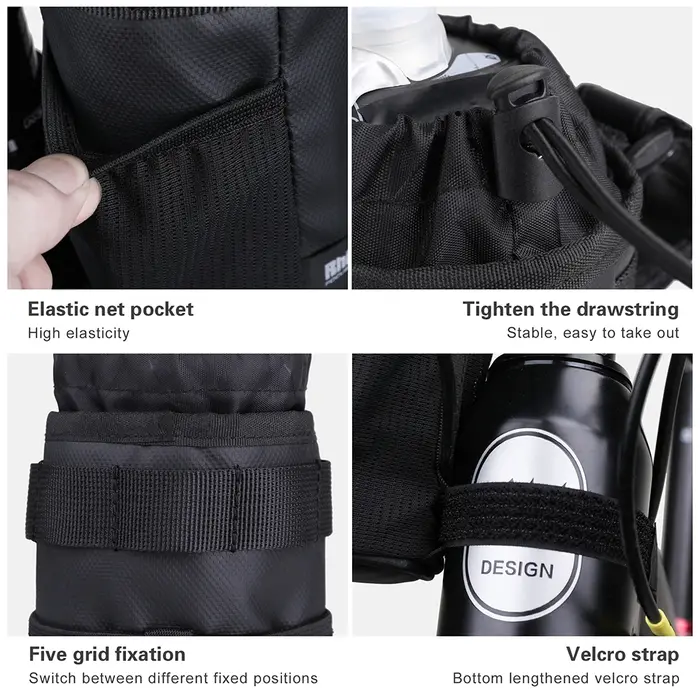 Rhinowalk sac de vélo cyclisme bouteille d'eau porte-bouteille, vtt vélo isolé sac de bouilloire, gu
