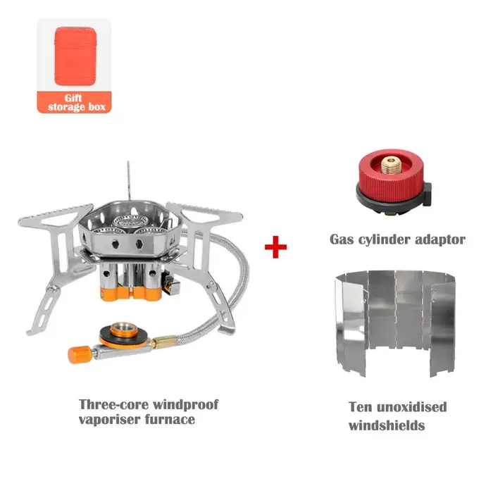 Réchaud à gaz de camping portable