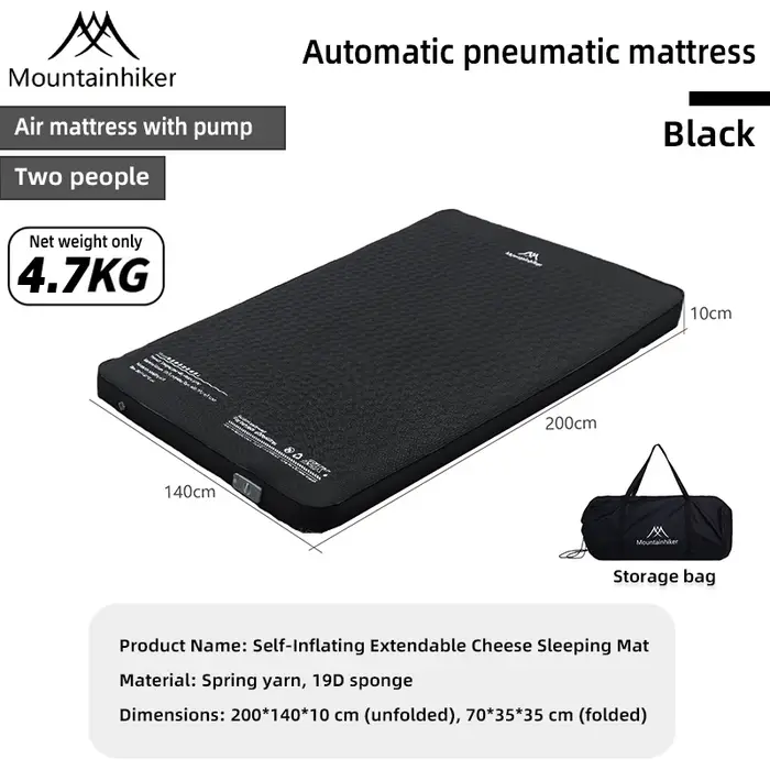 Matelas gonflable MOUNTAINHIKER nouvelle version améliorée