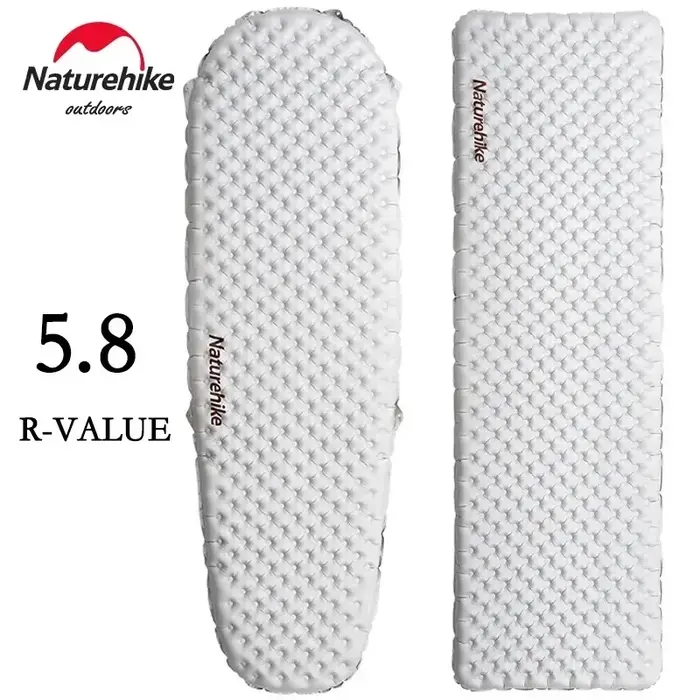 Naturehike – tapis d'air R Value 5.8, coussin de couchage d'extérieur ultraléger, matelas de Camping