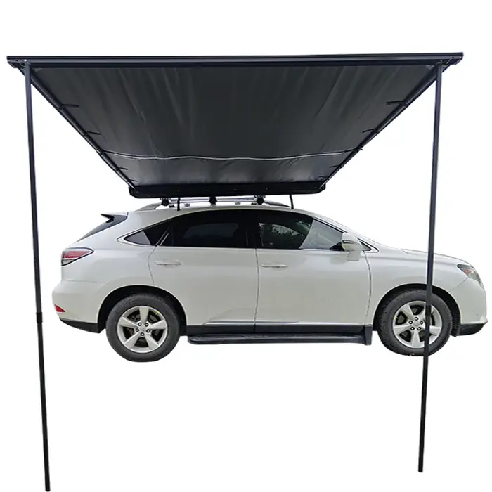 Nouvelle conception de tente de toit 4x4 - Abri rétractable en aluminium sur mesure pour le camping en forêt tropicale et les voyages hors réseau