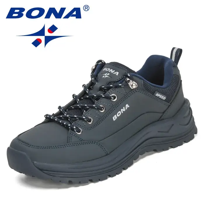 BONA-Chaussures de sport de plein air pour homme, souliers de randonnée, de trekking, d'escalade, à lacets, résistantes à l'usure, nouvelle collection 2022