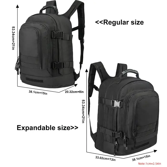 LQARMY 60L hommes armée militaire tactique sac à dos 3P Softback en plein air randonnée Camping sac à dos chasse Camping sac de voyage