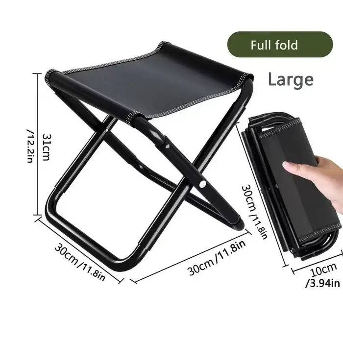 Banc pliable d'extérieur, outil de randonnée, repose-pieds, siège, tabouret de pique-nique, tabouret de camping, tabouret pliable, chaise pliante, chaise de pêche