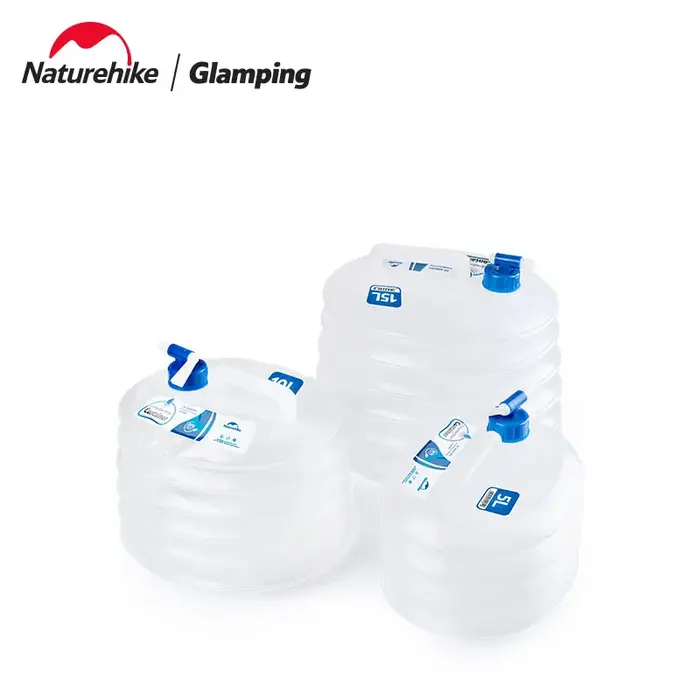 Naturehike Seau pliable pour le camping en plein air, seau pliable, bouteille d'eau pliable, sac d'e