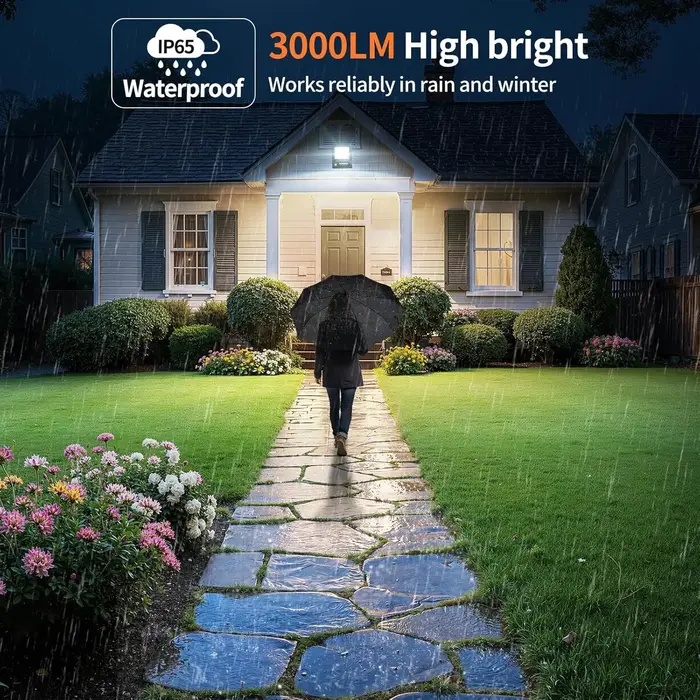 Lampe solaire extérieure intelamp 12000mah 3000LM
