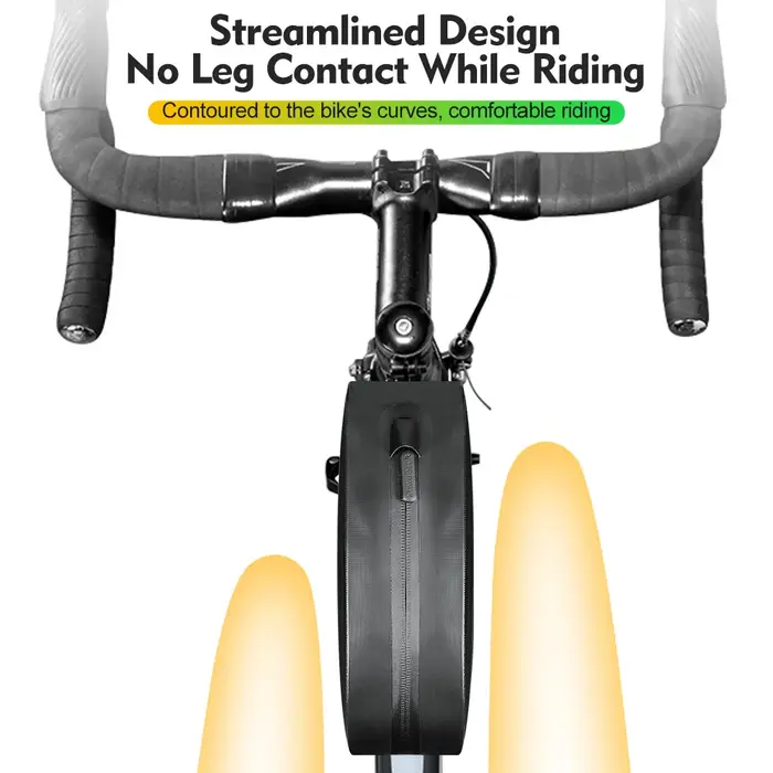 NEWBOLER sac de Tube supérieur de vélo sac de vélo de gravier avec vis sac de cadre de cyclisme en PVC étanche pour vélo de gravier de route vtt