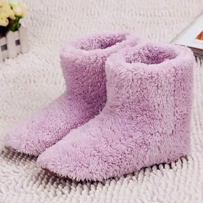 Chaussures chauffantes électriques USB pour femmes et hommes