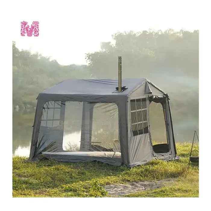Tente gonflable combinée pour le glamping et le camping