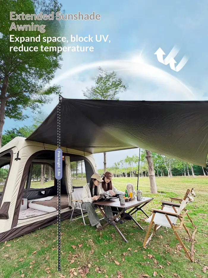 Vidalido grande tente d'air gonflable de Camping 3-4 personnes