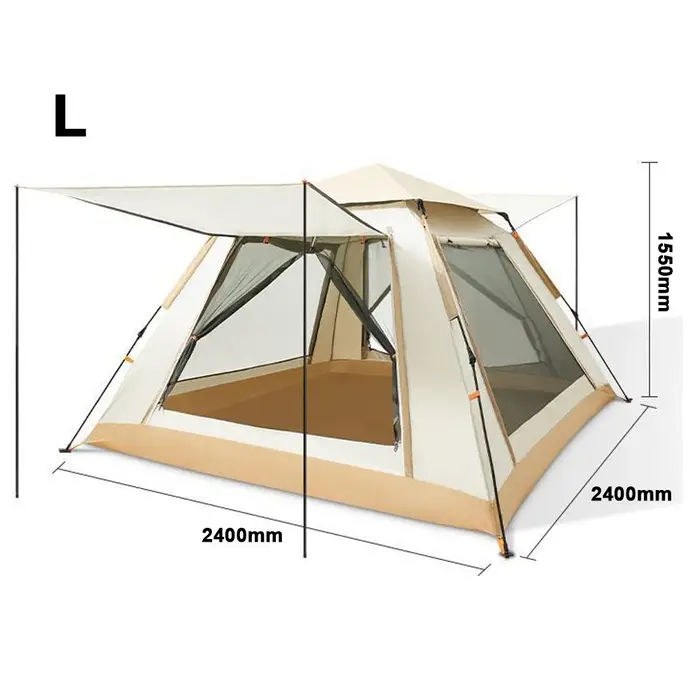 Tente de camping étanche à la pluie à ouverture rapide automatique