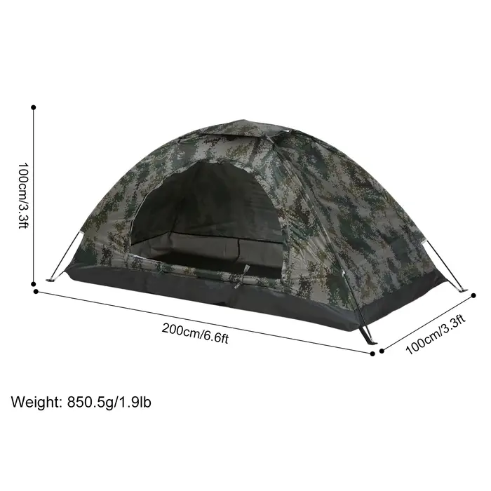 Tomshoo – tente de Camping ultralégère pour 1/2 personnes