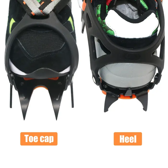 Crampons coordonnants en acier inoxydable pour la glace et la neige