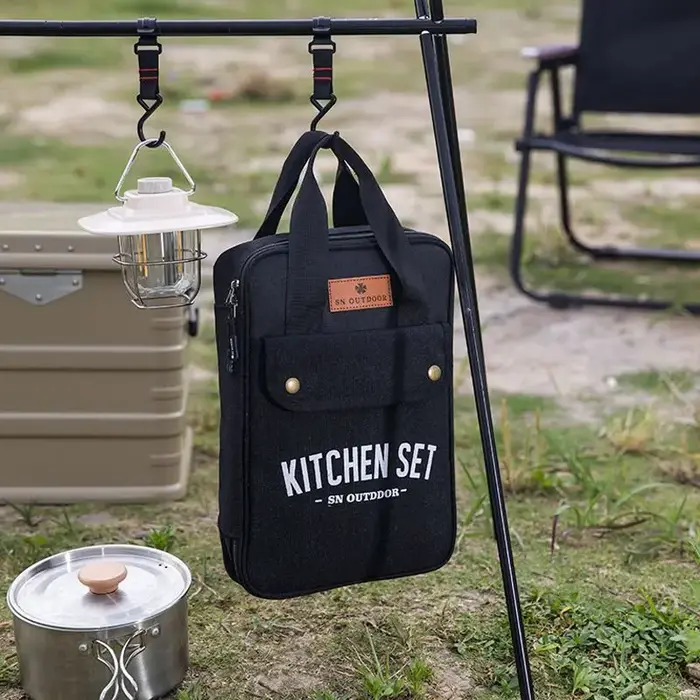 Ustensiles de cuisine de Camping en plein air, ensemble de 8 pièces livré avec un ensemble complet d