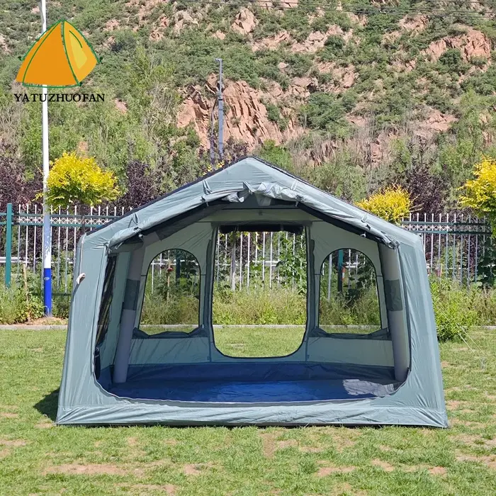 Tente de camping commerciale de qualité supérieure, montage rapide en 20 secondes, cabane de glamping imperméable pour centres de villégiature