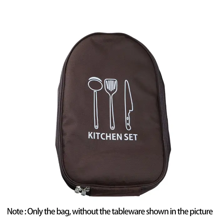 Sac de rangement pour ustensiles de cuisine en plein air, sac de rangement pour camping, pochette de