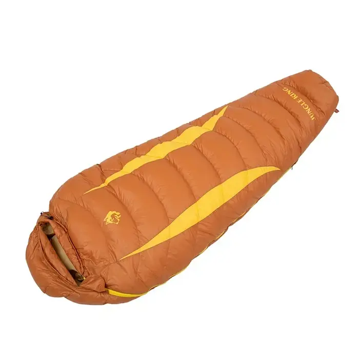 JUNGLE KING hiver vers le bas sac de couchage adulte momie Style chaud trois saisons canard vers le