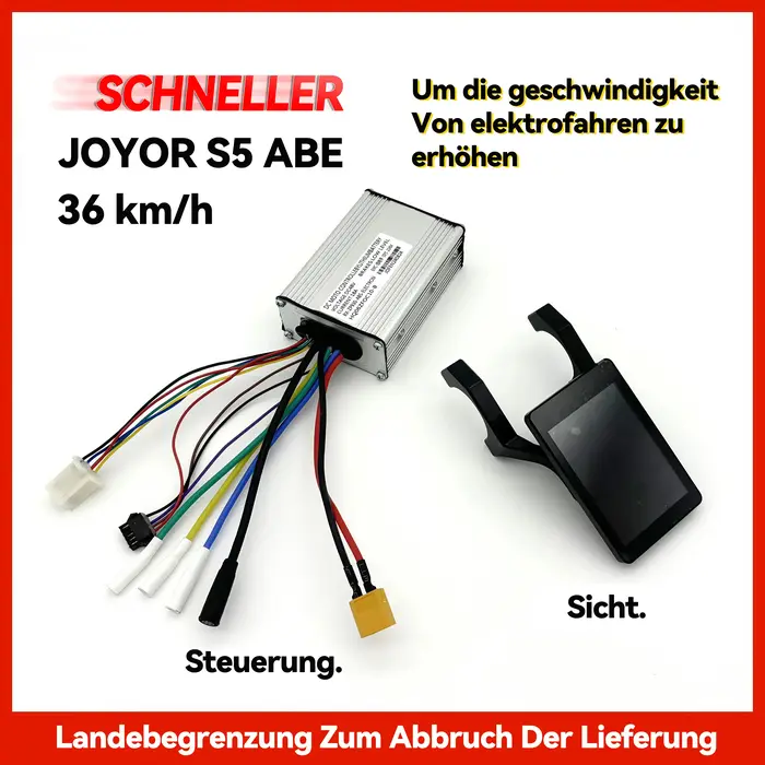 Kit de déblocage de vitesse JOYOR S5 ABE 36 km/h pour trottinette électrique - Mise à niveau du cont