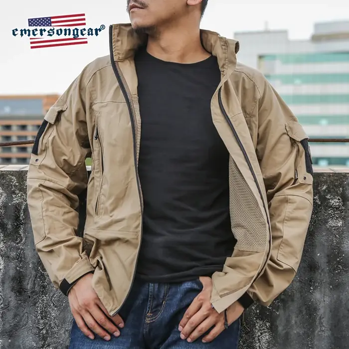 Levez songear-Veste coupe-vent de protection PCU pour homme, vêtement d'extérieur décontracté, warga