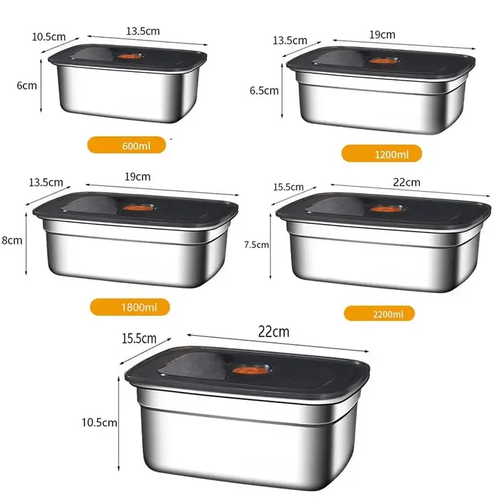 Boîte à déjeuner de Camping en acier inoxydable