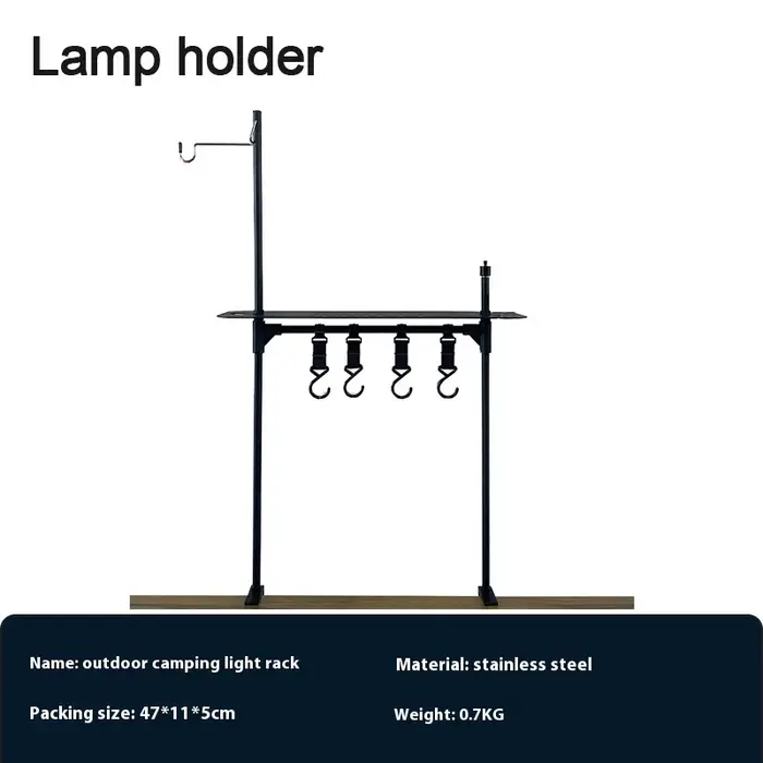 Lohascamping léger Camping pliant multifonctionnel IGT table rouleau brasero pied réglable bureau br