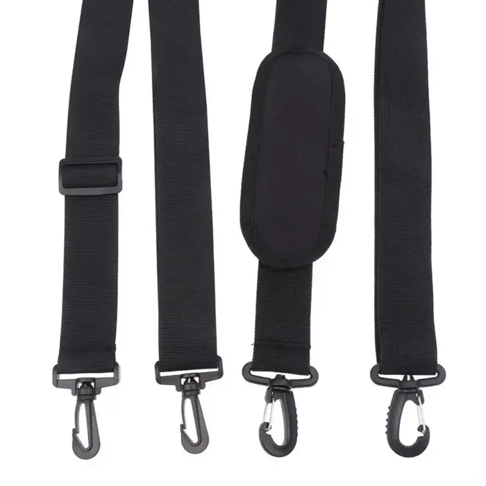 Sangle de sac réglable en nylon noir