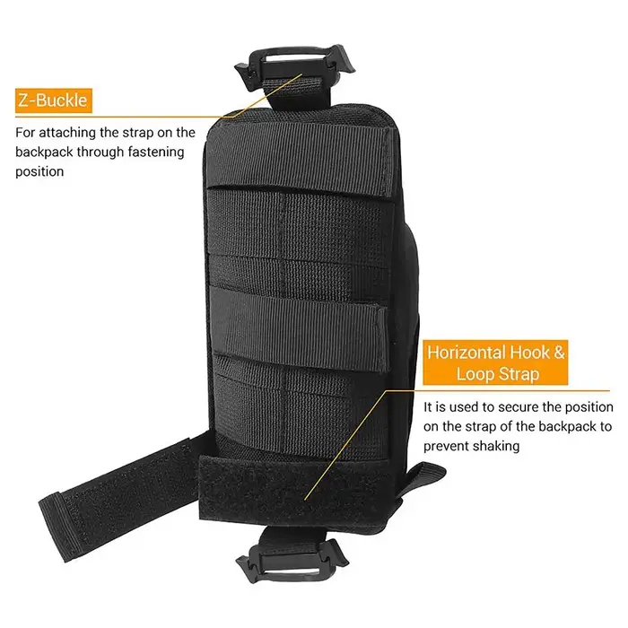 Sac à dos avec sangle, support pour téléphone, sport, course à pied, Camping, randonnée, chasse, accessoires, organisateur, pochette de taille pour outil EDC