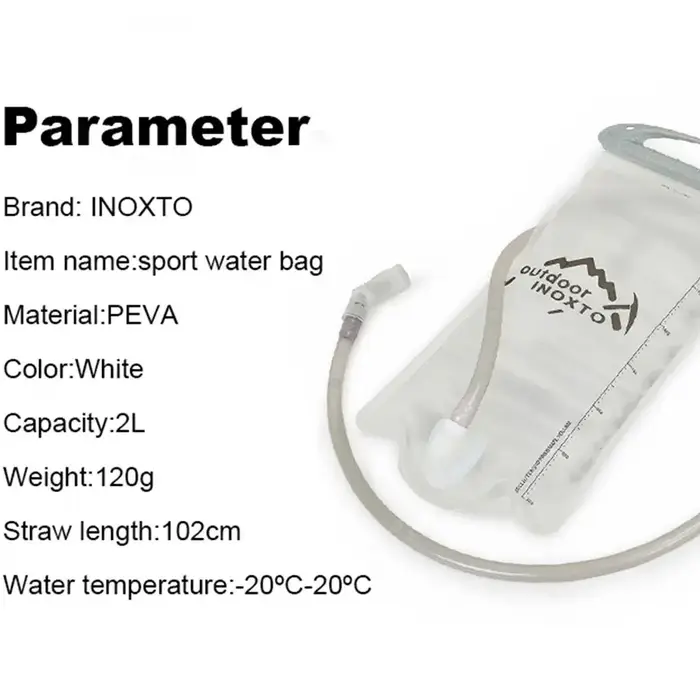 Nouveau 2L Sport vessie vélo hydratation sac à eau Portable paille sac à eau pliable cyclisme randonnée sac à dos petit