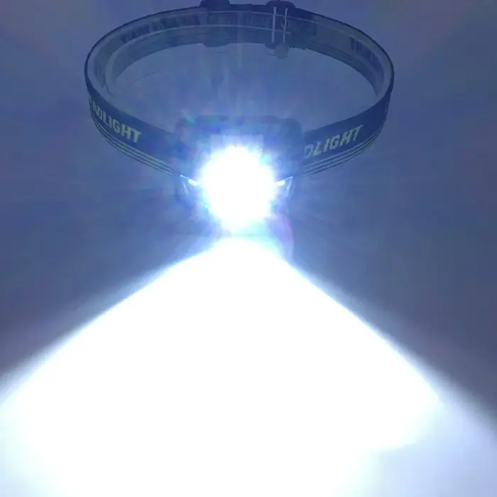 Zk20 LED phare tête vélo lampe lumière infrarouge Ray Mini étanche 600Lm 4 Modes R3 + 2 LED 3xAAA