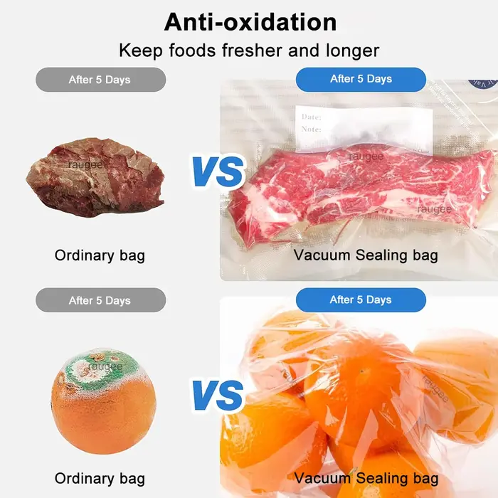 Sacs d'emballage sous vide pour aliments