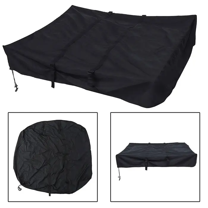 Camping voyage noir toit tente couverture sac de rangement