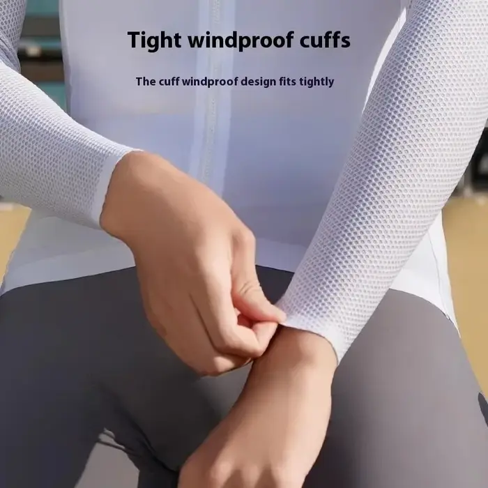 TOSUOD – couche de Base respirante et haut de Compression à manches longues pour hommes, cyclisme d'