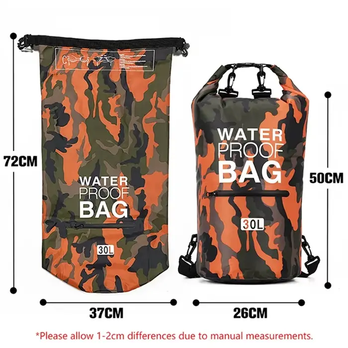 Sac à dos sec de natation en PVC pour femmes et hommes