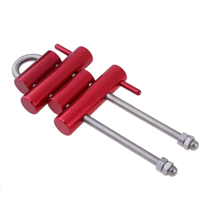 Accessoires d'escalade : Dispositif de descente en aluminium à friction réglable pour l'accès par corde en arboriculture